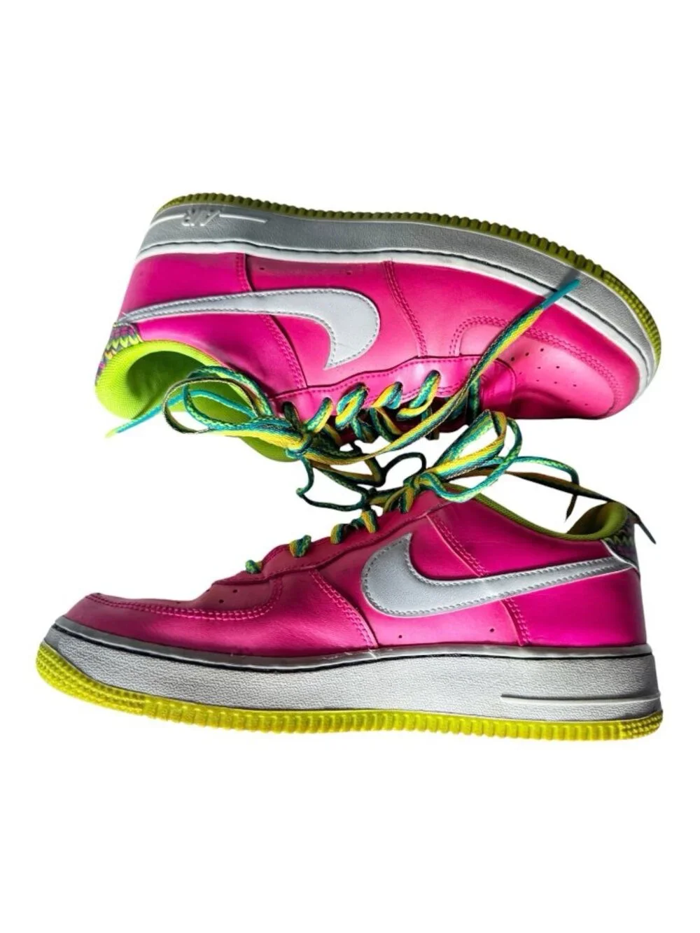 Nike Air Force 1 GS Pink Volt Sneakers Kids Size 7  Youth CW5761-600